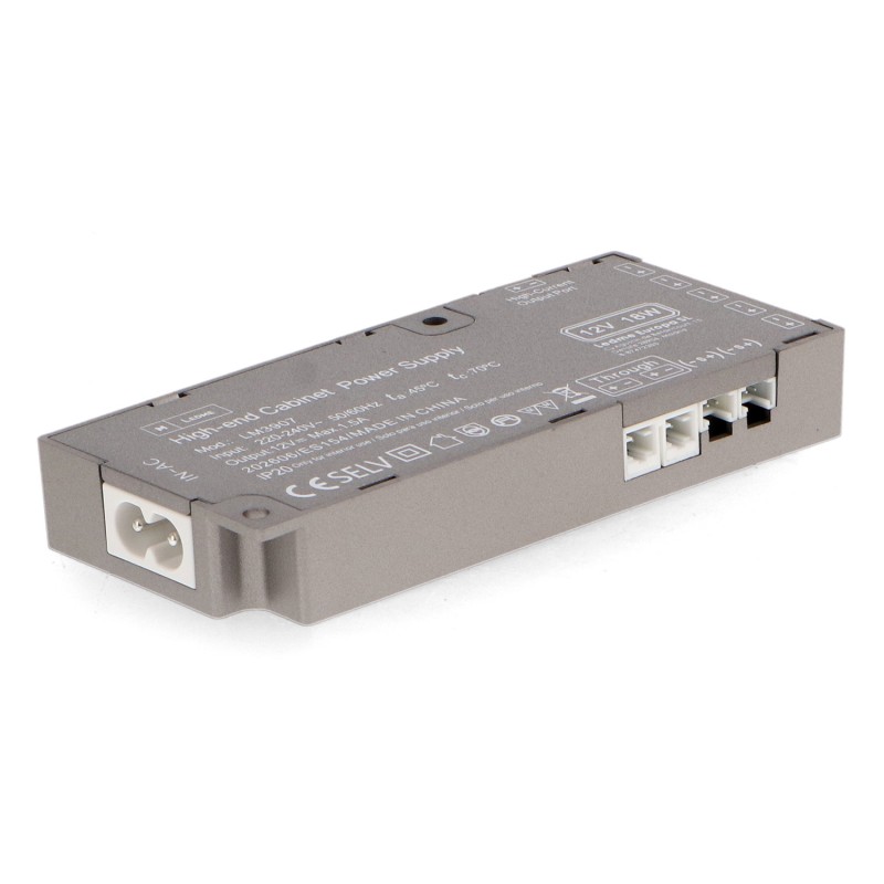 Fonte de Alimentação LED Easyled Para Móveis 18W 12V – 5 Saídas - Image 3