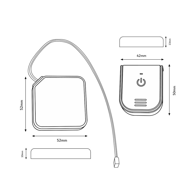Kit Controlador Tátil EasyLed Sem Fios para Iluminação LED de Móveis - Image 2