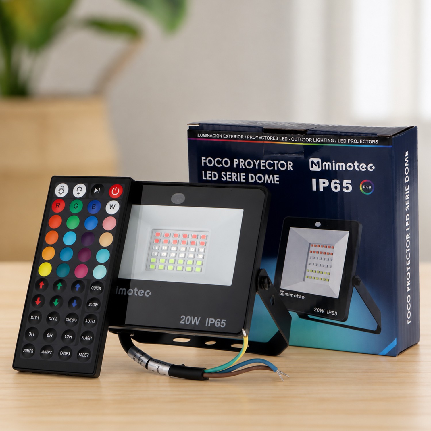 Projetor LED Serie Dome 20W RGB