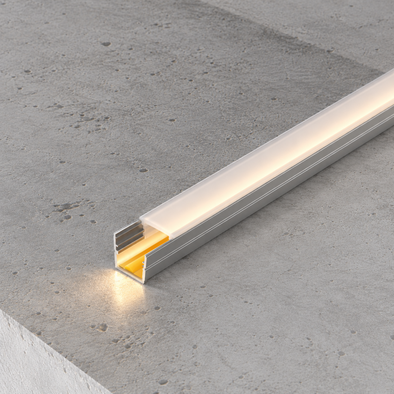 Perfil de Alumínio Easyled de Superfície Com Fita Led Freecut Cob 12V 8W/m – 2 Metros 4000K