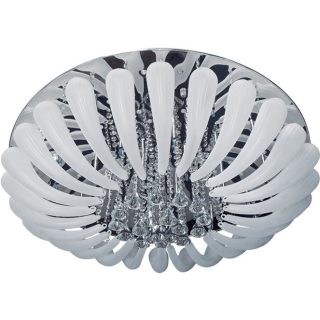 Plafond NICE 24xG4 12V+132x0.04W LED Alt.30xD.80cm cromado