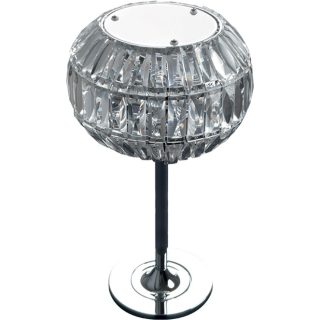 Candeeiro de mesa OVNI 3xG9 Alt.43xD.25cm cromado