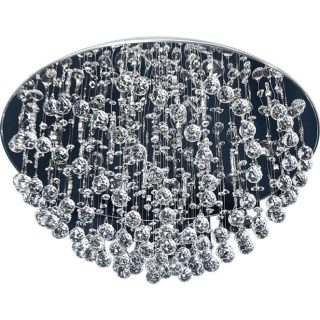 Plafond HERMINIA 30xG4 12V Alt.45xD.90cm cromado