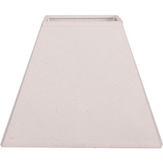 Abat-jour DANIA quadrado prisma liso com encaixe E27 C.30xL.30xAlt.22cm bege