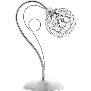 Candeeiro de mesa KEGAN 1xG9 C.13xL.23xAlt.33cm cromado