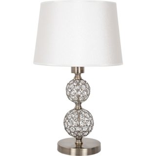 Candeeiro de mesa KEGAN 1xE27 Alt.48xD.30cm oxidado/branco