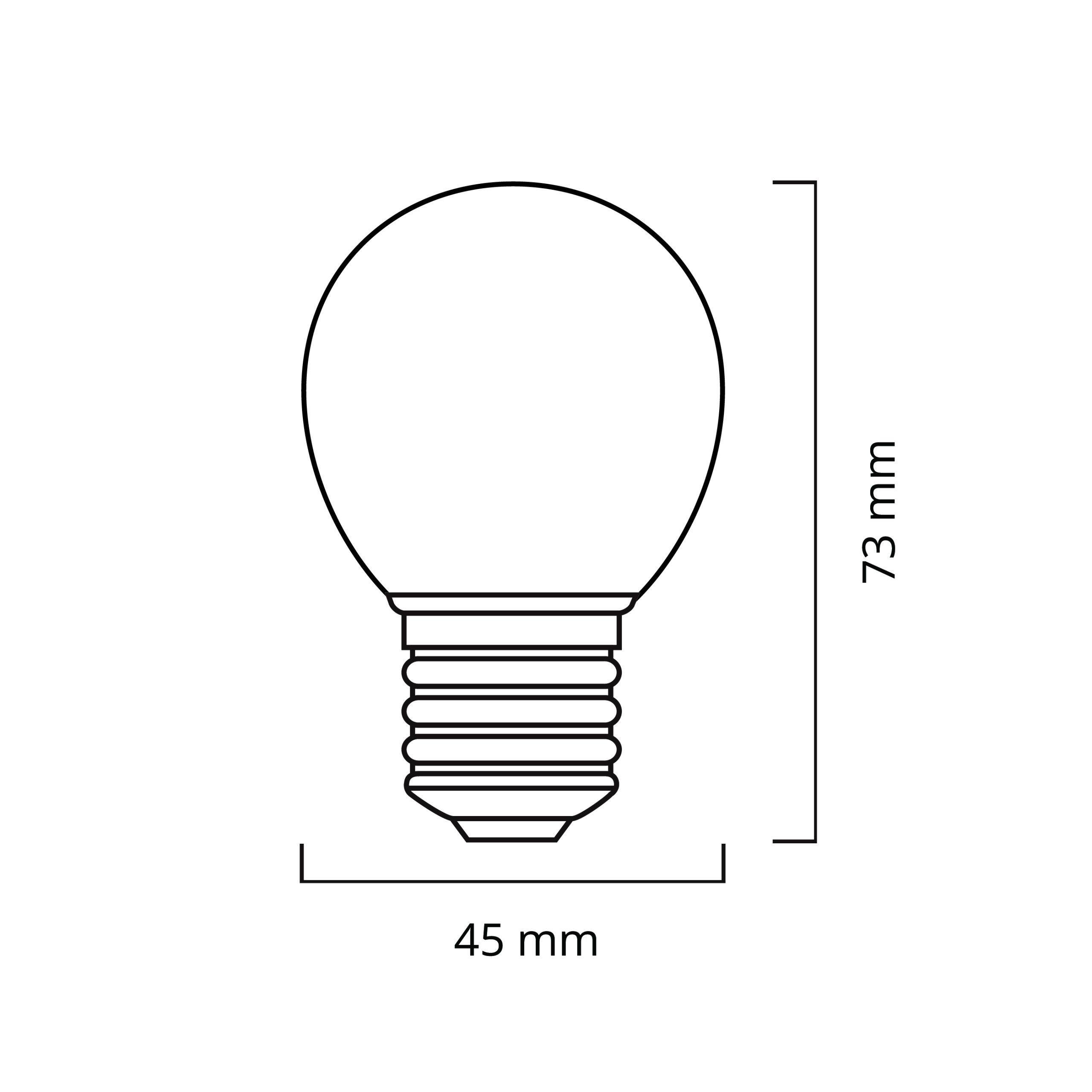 Lâmpada E27 (grosso) Esférica CLASSIC LED 6.5W 2700K 806lm transparente - Image 2