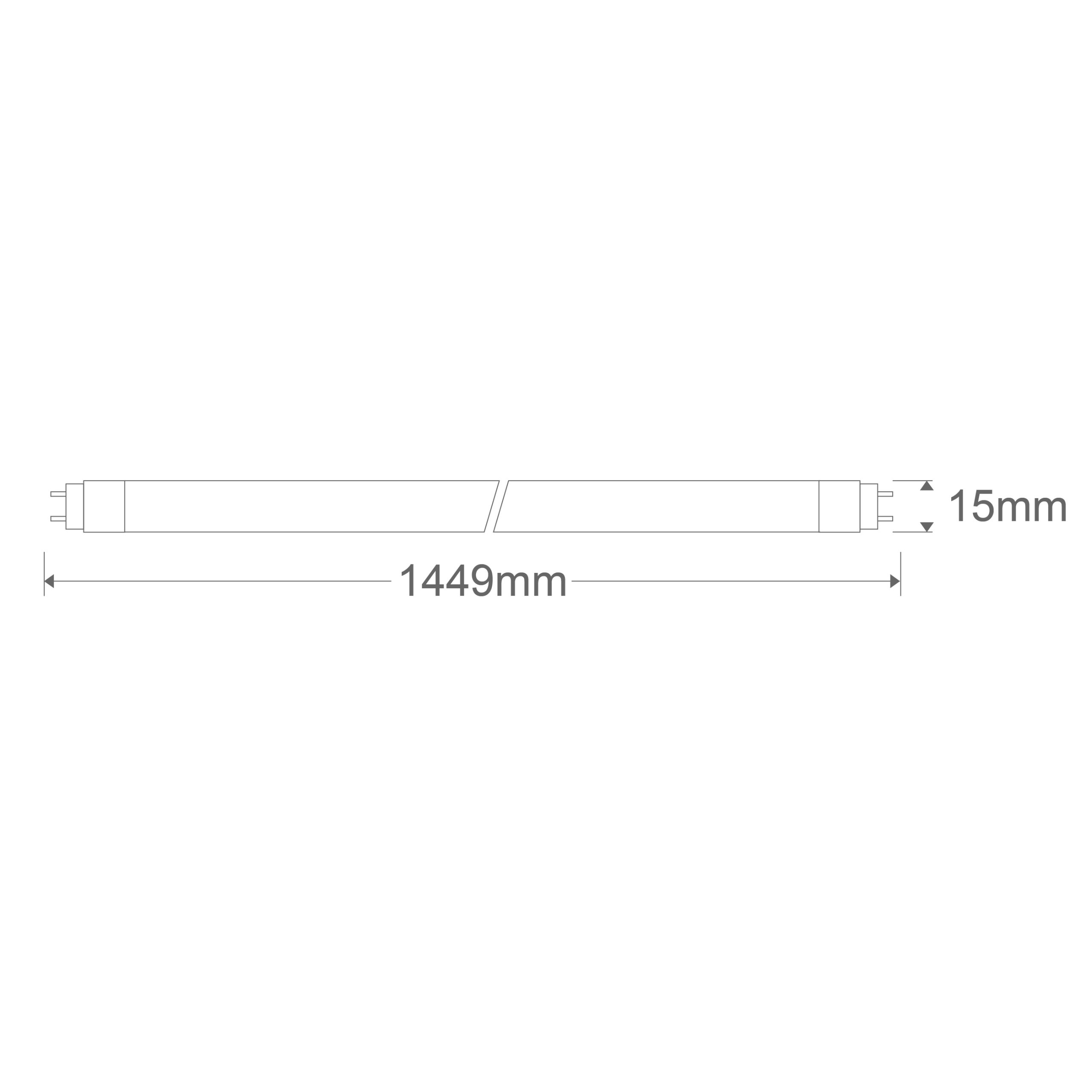 Lâmpada G5 T5 Tubular VALUE LED 22W 6400K 2200lm - Image 2