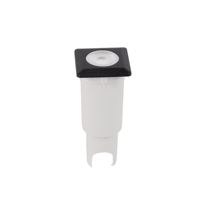 Aplique/Foco de encastrar ALDO quadrado 1xG9 1,7W 3000K IP67 C.5xL.5xAlt.11cm resina preta - Image 2