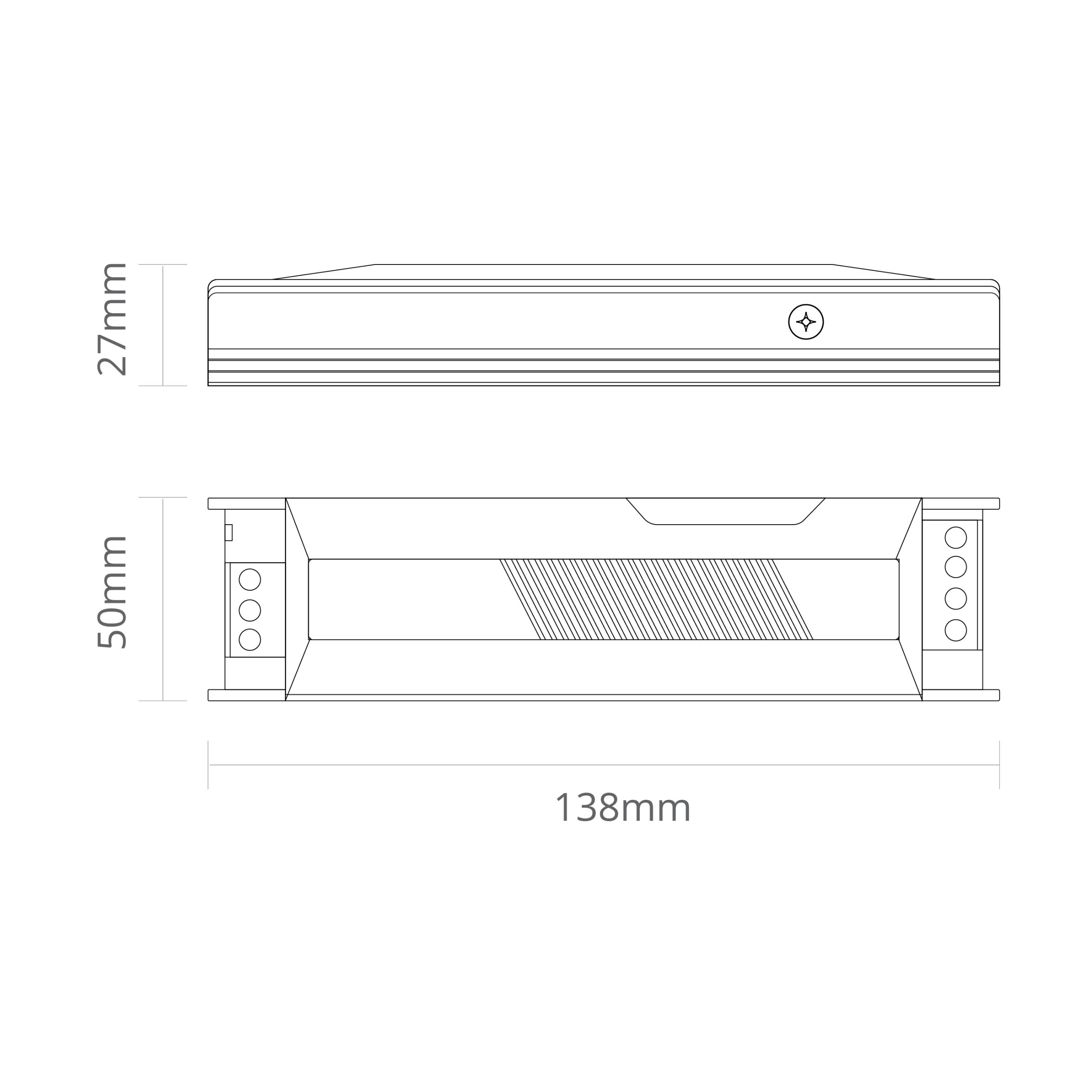 Transformador de tensão constante AC/DC (Driver) 24Vdc 120W 13,8x5x2,2cm - Image 2
