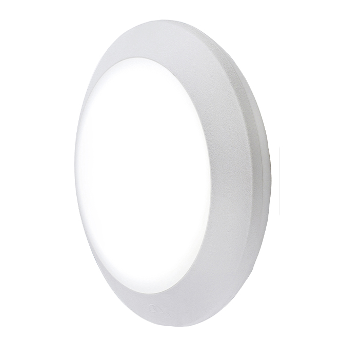 Aplique BERTA 1xE27 IP66 Alt.8xD.27,5cm resina branca