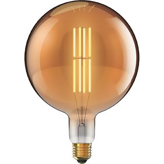 Lâmpada E27 (grosso) Globo CLASSIC DECOLED Regulável D200 8W 1800K 630lm Ambar-A+