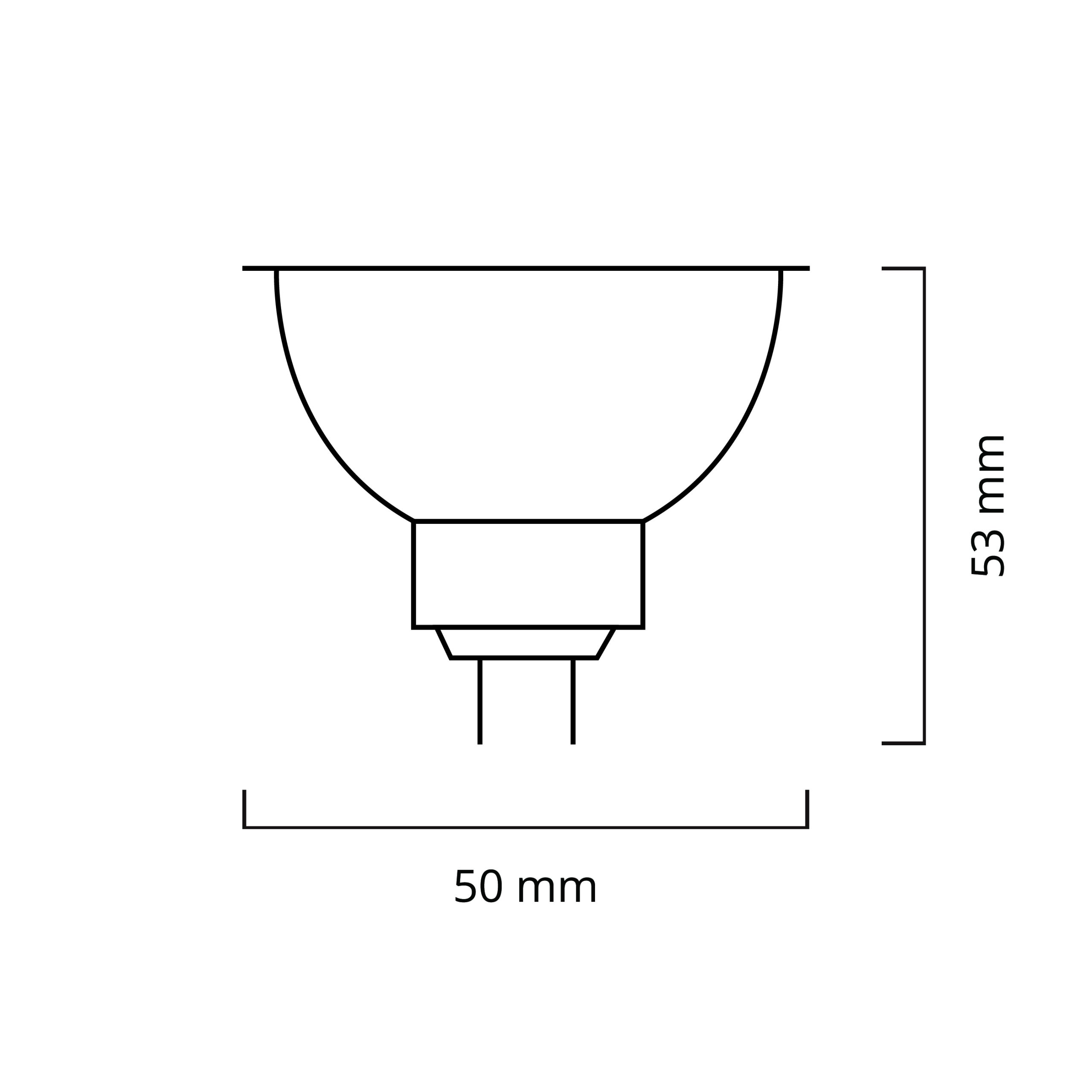 Lâmpada GU5.3 MR16 SMD LED 12V 4W 2700K 300lm 120° - Image 2