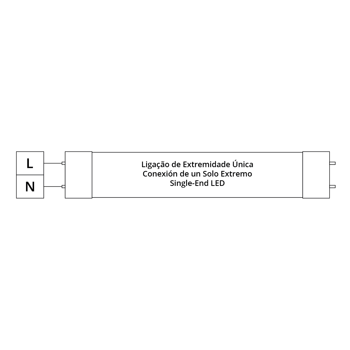 Lâmpada G13 T8 Tubular ECOHERITAGE LED 150cm 22W 3000K 2200lm - Image 2