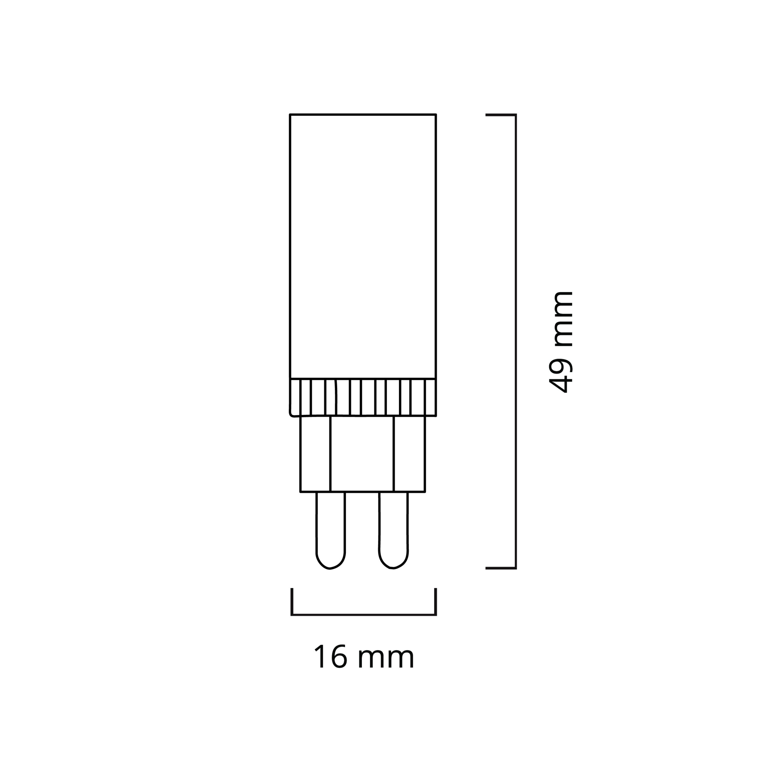 Lâmpada G9 PIXY LED 7W 6400K 700lm Branca - Image 2