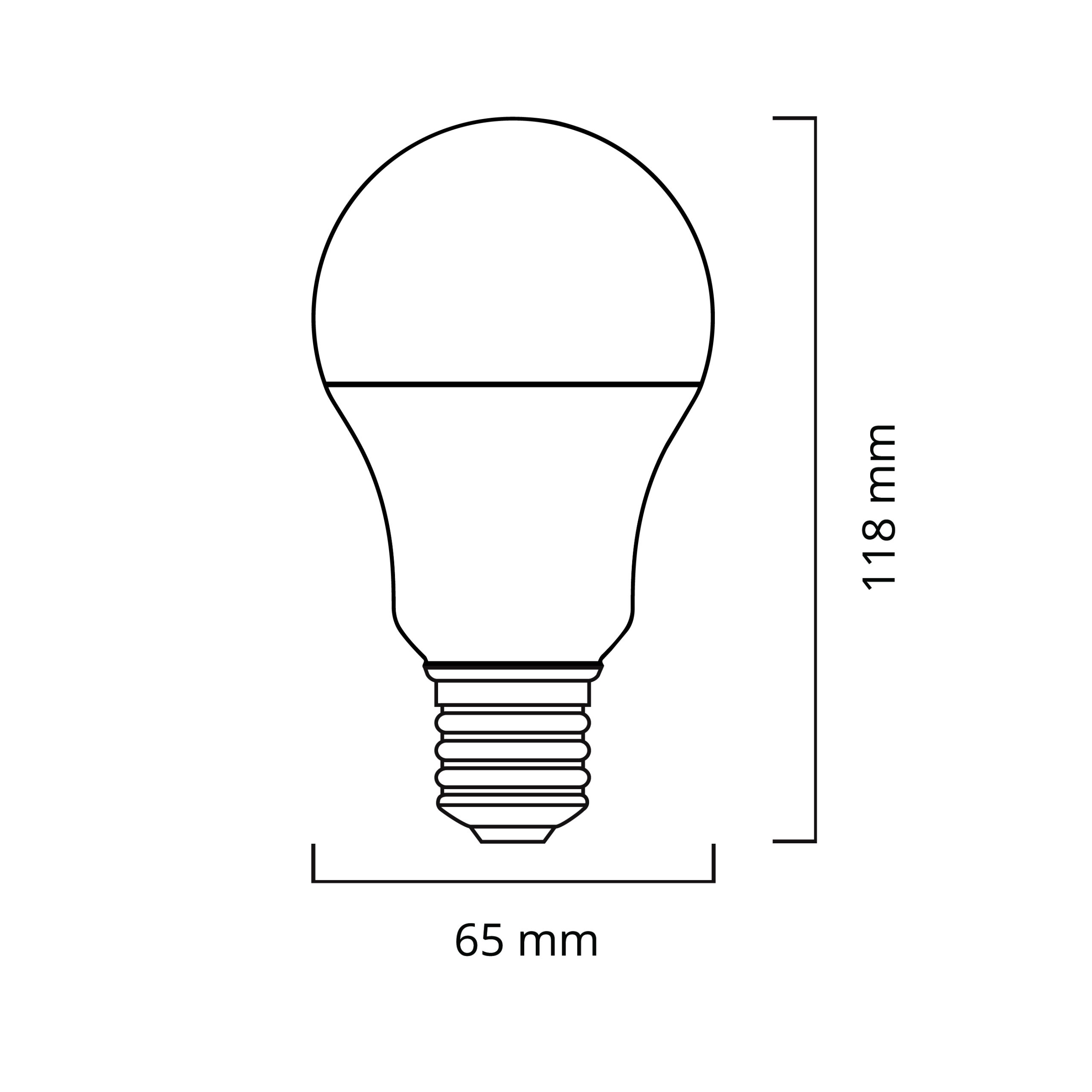 Lâmpada E27 (grosso) GLS (standard) VALUE LED 20W 3000K 2000lm - Image 2