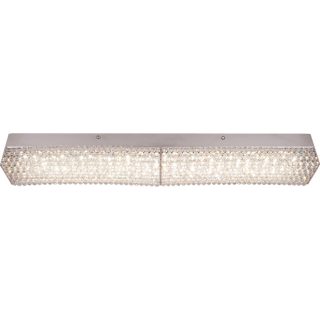 Aplique HELSÍNQUIA 1x18W LED 1620lm 4000K C.57xL.7xAlt.7,5cm transparente/cromado