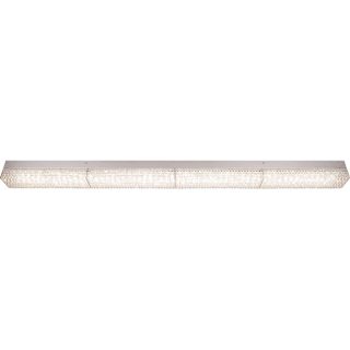 Aplique HELSÍNQUIA 1x36W LED 3240lm 4000K C.118xL.7xAlt.7,5cm transparente/cromado