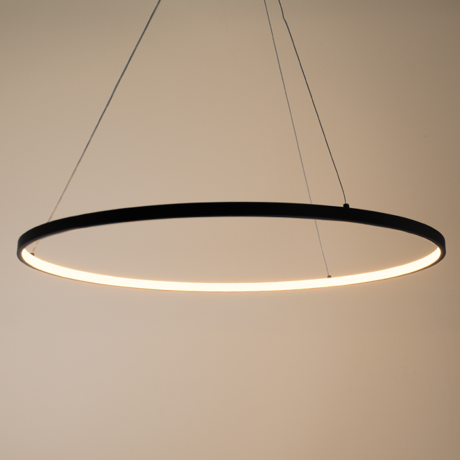 Suspensão SELMA 26W LED 3CCT 840lm D.60cm preto - Image 3