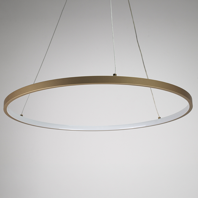 Suspensão SELMA 36W LED 3CCT 1100lm D.80cm dourada - Image 2