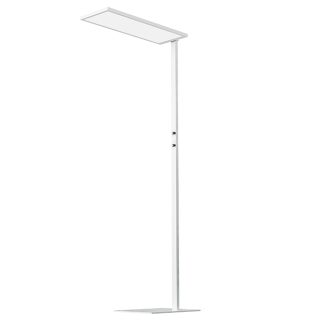Candeeiro de pé WORK LED 60W+40W 5800+3000lm 4000K branco