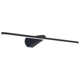 Aplique BELLINI 6,5W LED 620lm 4000K C.58,8xL.12,5xAlt.5,6cm em preto