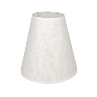Abat-jour BICHE redondo cónico com encaixe E27 Alt.20xD.20cm branco