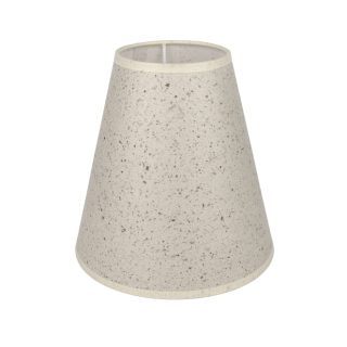Abat-jour AUTON redondo cónico com encaixe E27 Alt.20xD.20cm creme