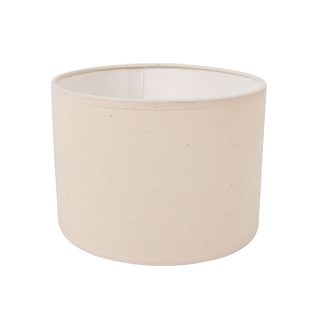 Abat-jour CIPRIOTA redondo tela PVC8886 com encaixe E27 Alt.15xD.20cm beje