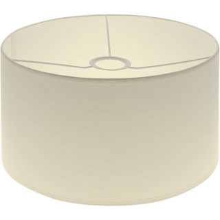 Abat-jour CIPRIOTA redondo tela PVC802 com encaixe E27 Alt.17xD.30cm bege