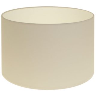 Abat-jour CIPRIOTA redondo tela PVC802 com encaixe E27 Alt.20xD.30cm bege