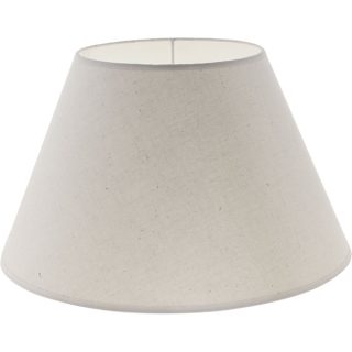 Abat-jour CIPRIOTA redondo cónico tela PVC8886 com encaixe E27 Alt.21xD.35cm natural (cru)