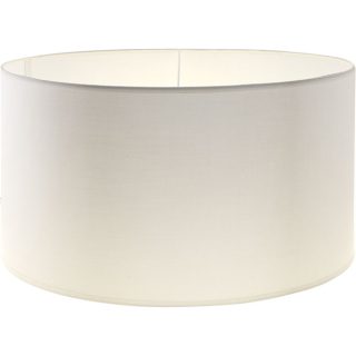 Abat-jour CIPRIOTA redondo tela PVC802 com encaixe E27 Alt.22xD.40cm bege