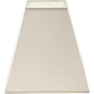Abat-jour CIPRIOTA quadrado prisma tela PVC802 com encaixe E27 C.20xL.20xAlt.20cm bege