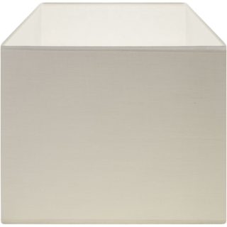 Abat-jour CIPRIOTA quadrado tela PVC802 com encaixe E27 C.30xL.30xAlt.22cm bege