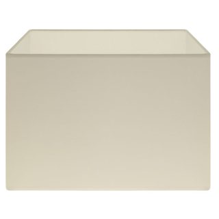 Abat-jour CIPRIOTA rectangular tela PVC802 com encaixe E27 C.30xL.20xAlt.22cm bege