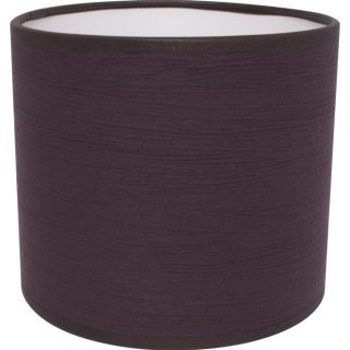 Abat-jour ROMENO redondo tela Sari com encaixe E14 Alt.14xD.16cm castanho