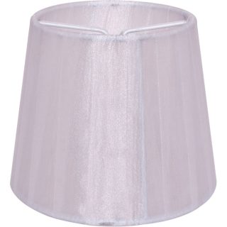 Abat-jour AUSTRALIANO redondo cónico com pinça Alt.10xD.12cm branco