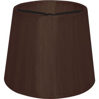 Abat-jour AUSTRALIANO redondo cónico com pinça Alt.10xD.12cm castanho