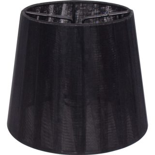 Abat-jour AUSTRALIANO redondo cónico com pinça Alt.10xD.12cm preto