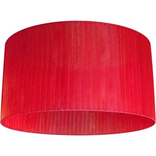 Abat-jour NEOZELANDÊS redondo grande M10 (lira) Alt.30xD.57cm vermelho