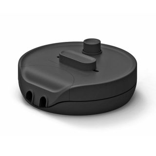 Regulador de chão com cursor e interruptor, versão desmontada, 4-170W incand. | 2-100W LED, em preto