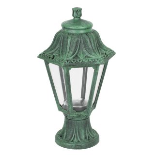 Pilar ANNA 1xE27 IP55 Alt.38,5xD.22cm resina verde