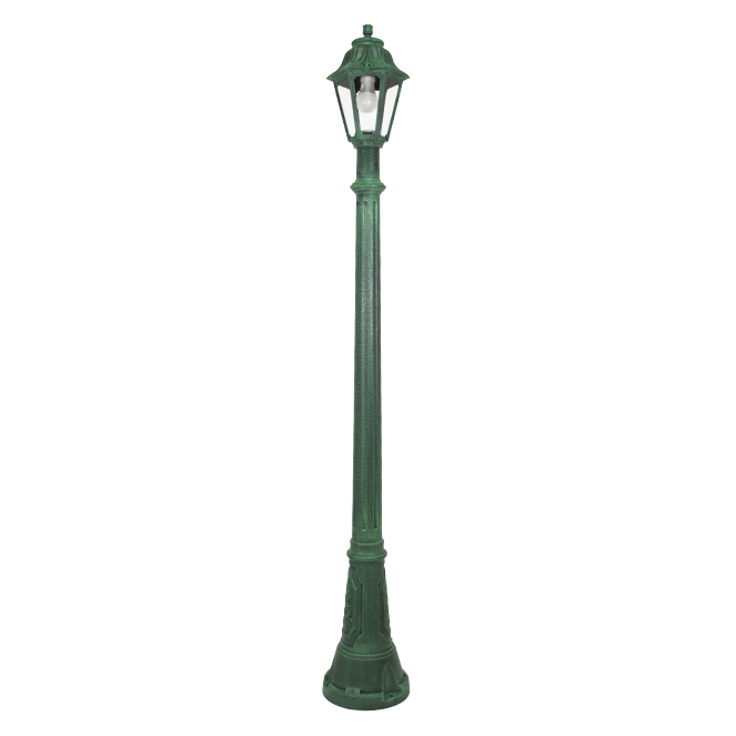 Pilar ANNA 1xE27 8,5W botão CCT (3cores) IP55 Alt.182xD.24,5cm resina verde