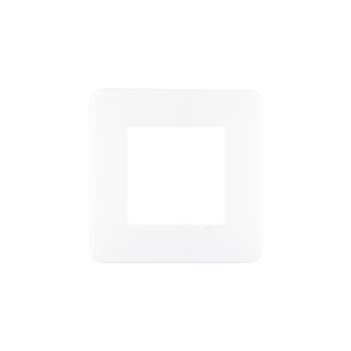 Espelho simples QUADRO 45 quadrado branco
