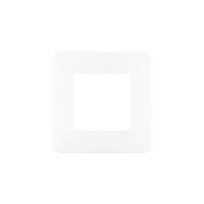 Espelho simples QUADRO 45 quadrado branco