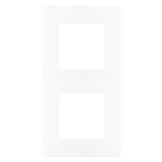 Espelho duplo QUADRO 45 quadrado branco