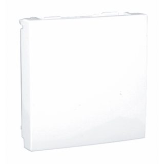 Tampa cega QUADRA45 (2 Modules) branco mate