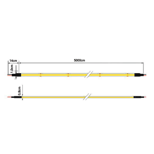 Fita LED COB 230V 15W/m 520LED/m 6000K IP68 50m/rolo - Image 2