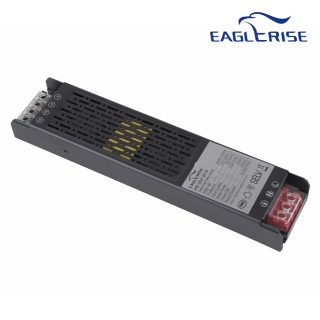Transformador de tensão constante AC/DC (Driver) 24Vdc 250W 22,8x5,1x2,75cm, em metal